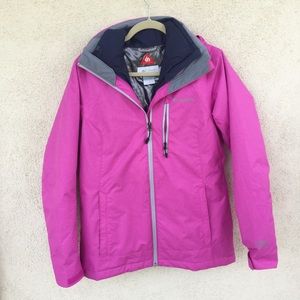 COLUMBIA| purple ski jacket